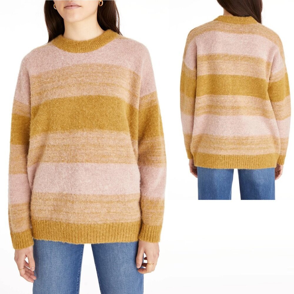 NWT New $148 Madewell Otis Space Dye Pullover Sweater Size XL